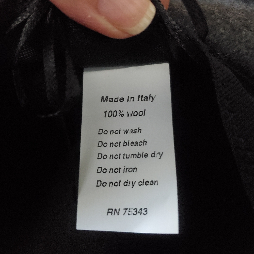 Gelso Bianco Firenze Hats ( Brown & Light Black) 100% Made in Italy - Picture 11 of 15